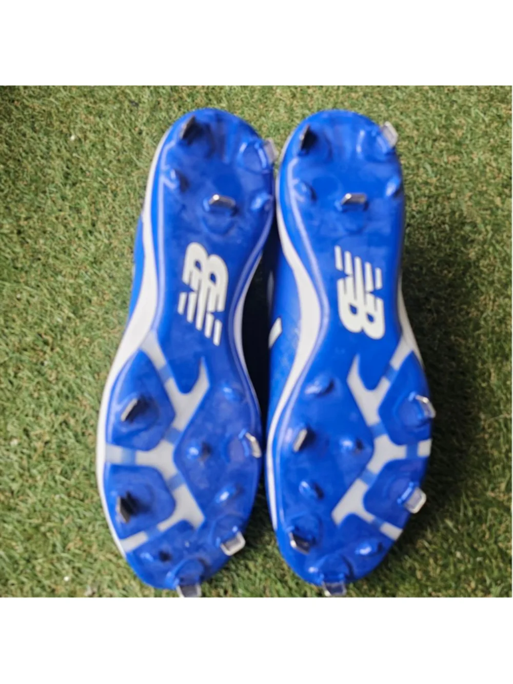 New Balance L4040V5 Metal Baseball Cleats - Royal Blue/White
